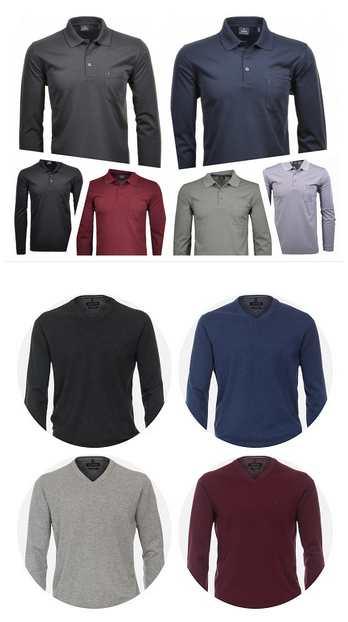 Grosse Auswahl an Baumwollhosen in Chinos- und Jeans-Form der Marken Brühl, Luigi Morini, Marcello Marabotti und Redpoint